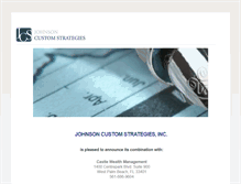 Tablet Screenshot of customstrategies.com